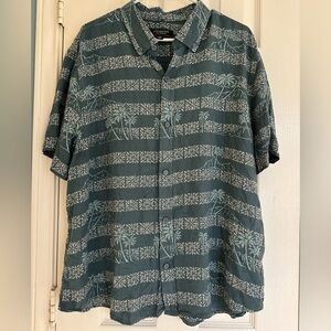 Men's Liverpool Los Angeles Hawaiian Printed Button Up Shirt size XXL
